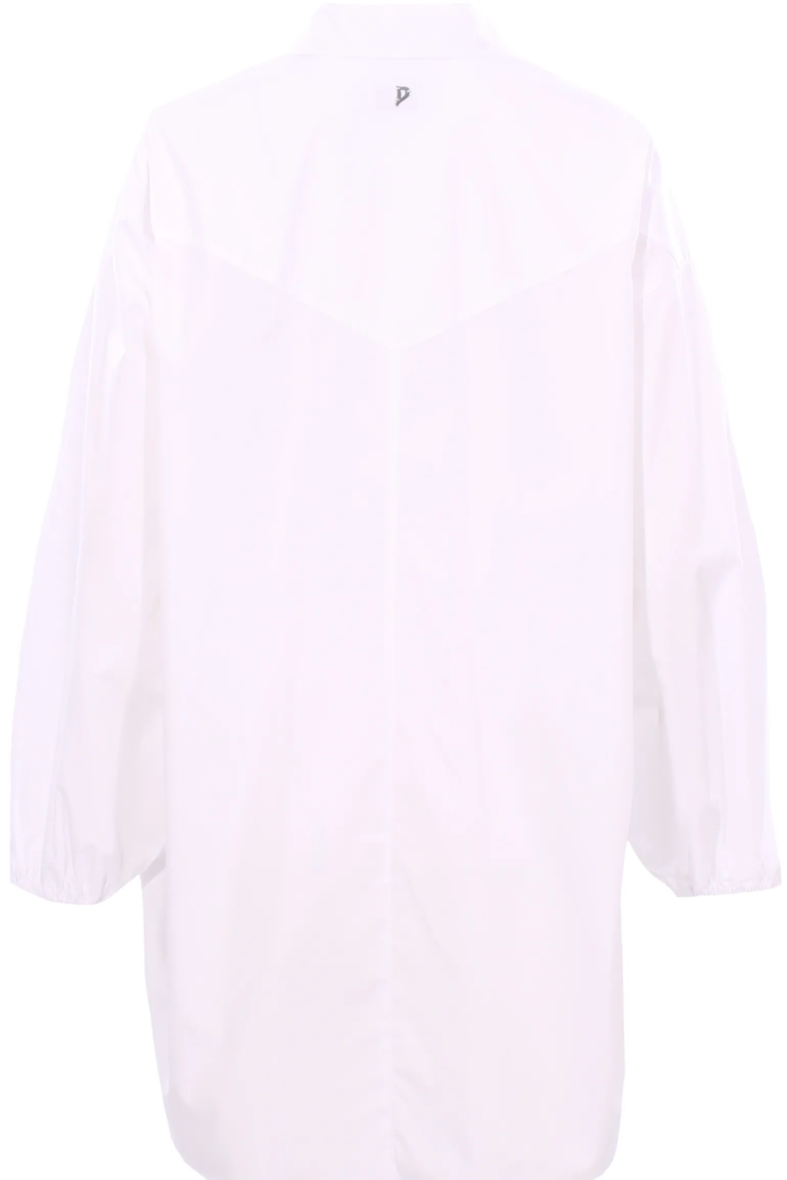 Abito camicia in cotone con ricami