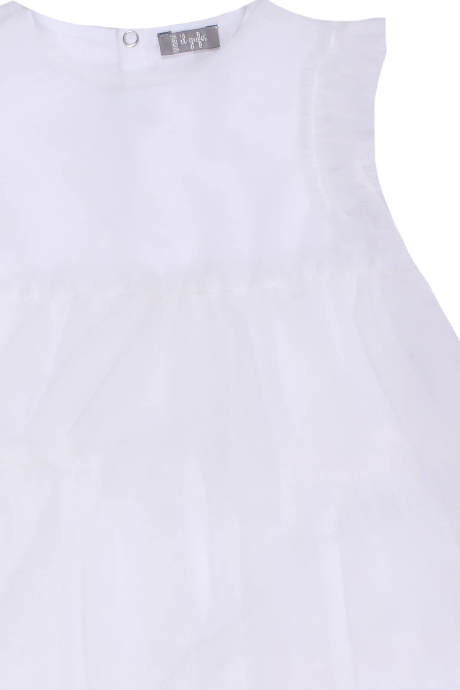 Abito con tulle in cotone
