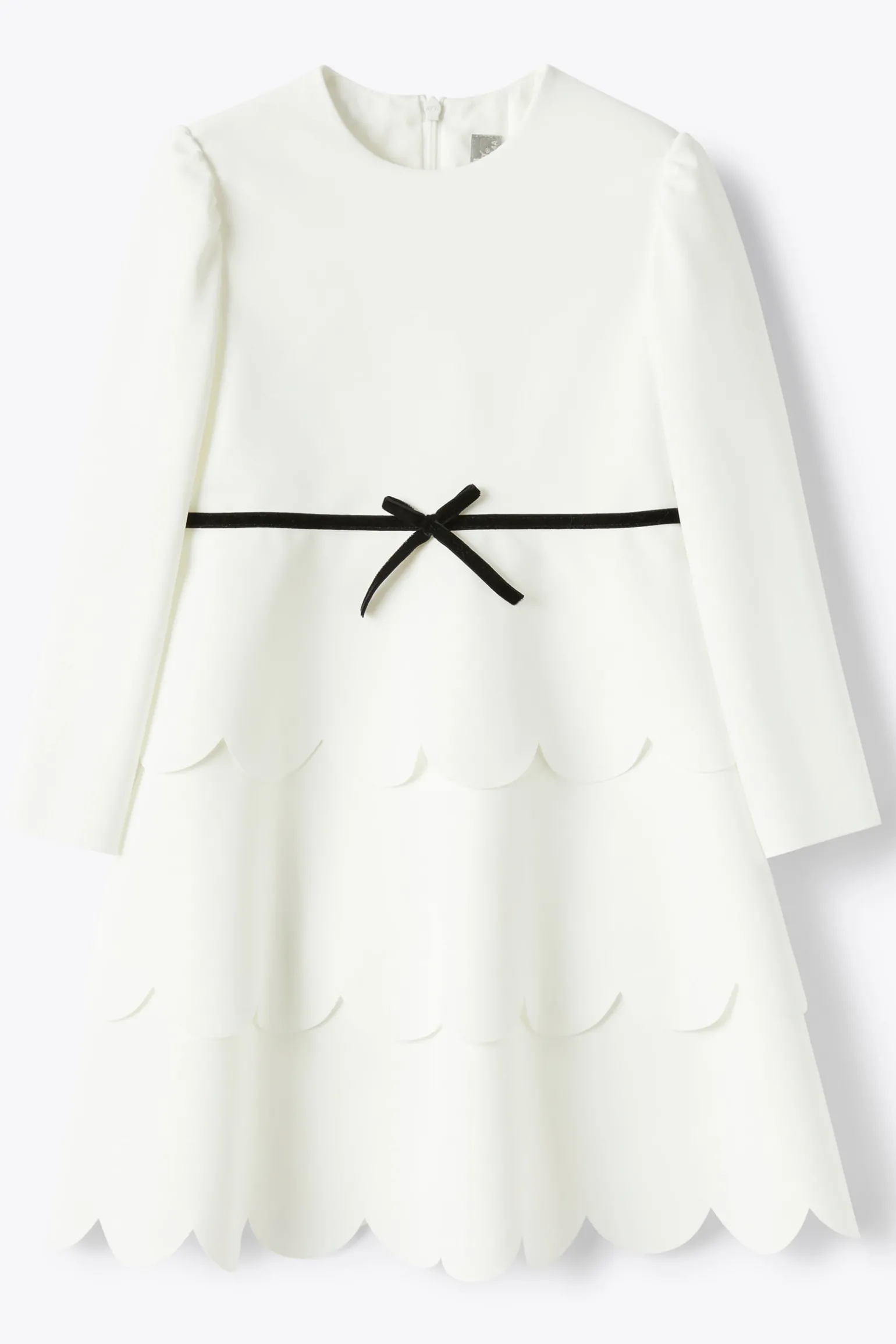abito girocollo in neoprene