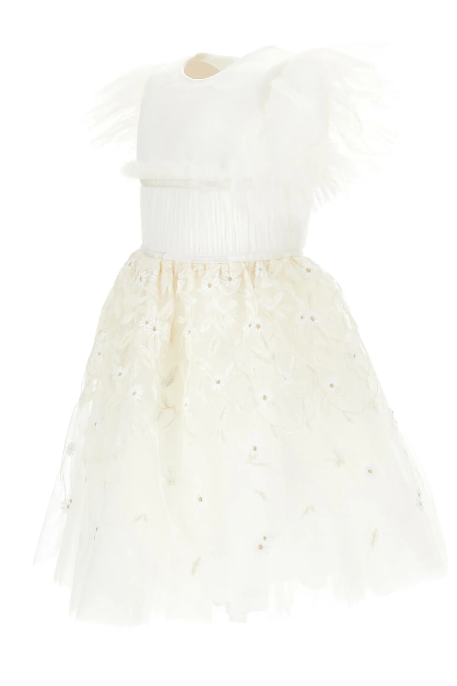 Abito in tulle con ricamo