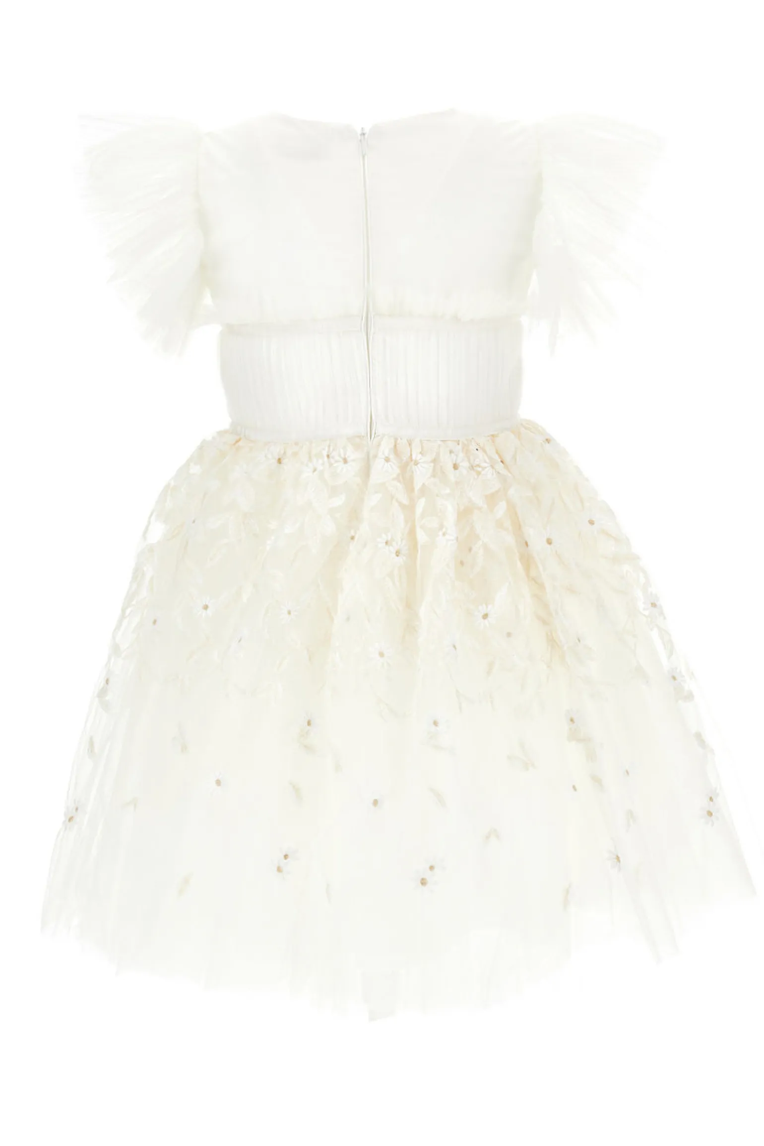 Abito in tulle con ricamo