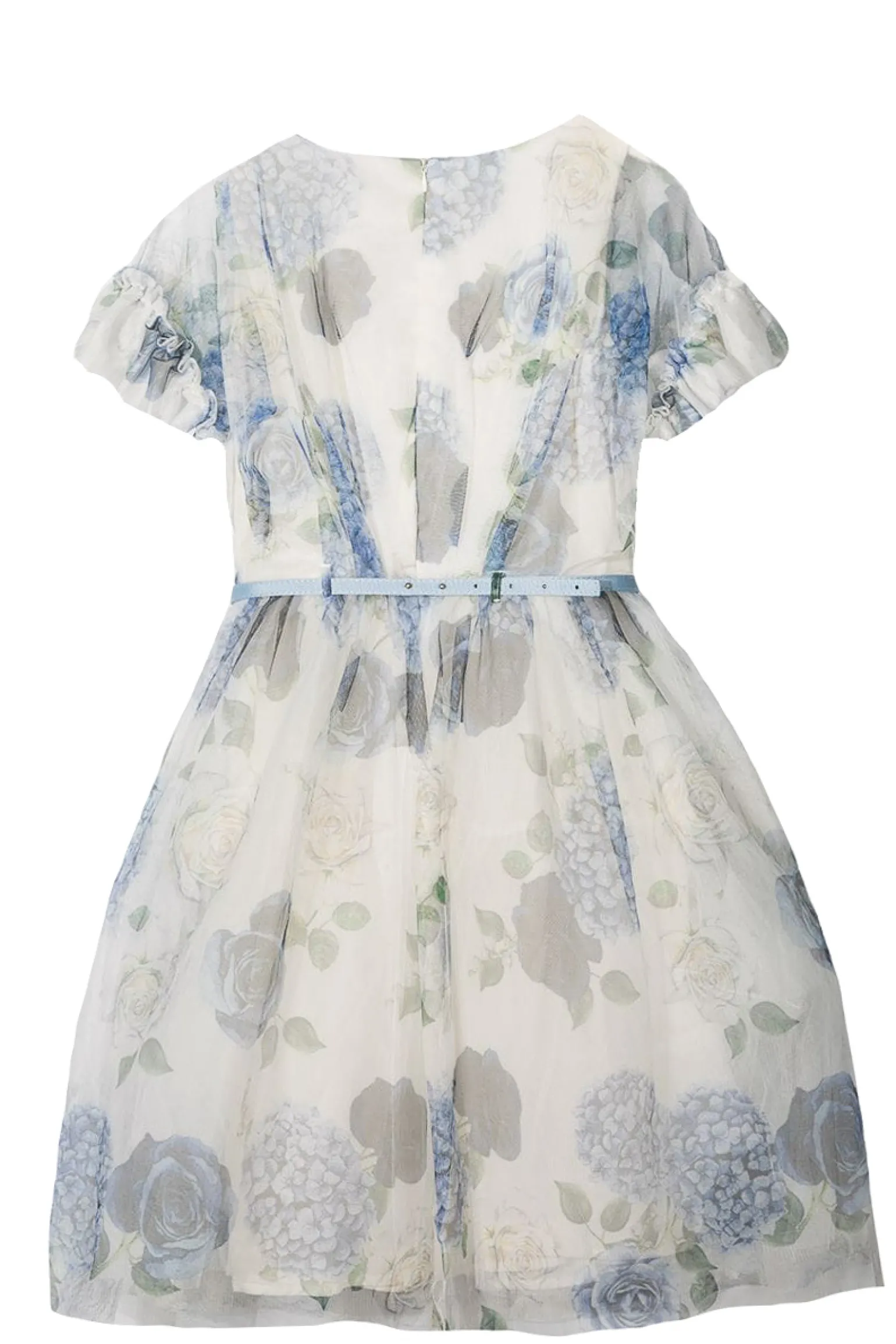 Abito manica corta in tulle