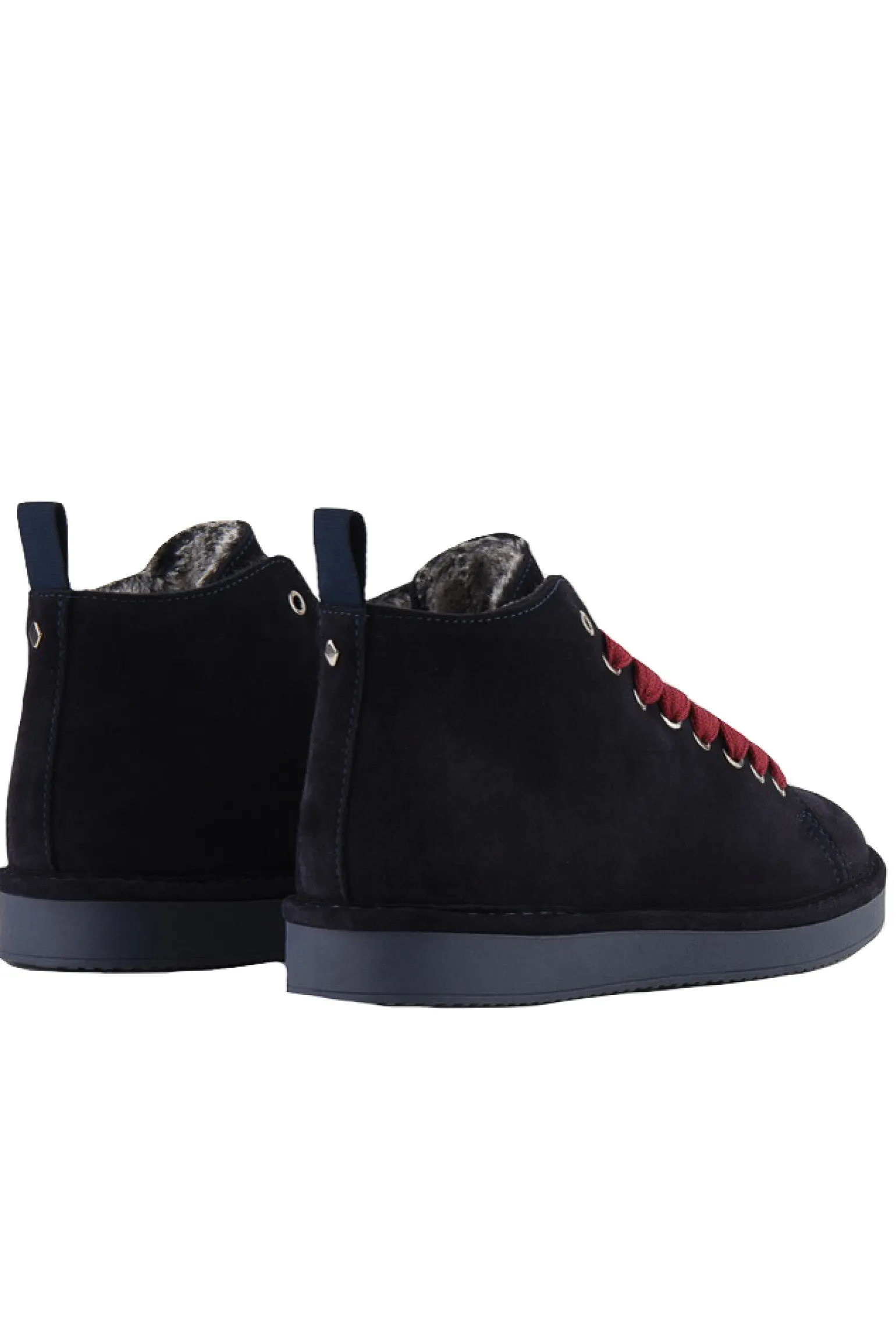 ankle boot suede faux fur lining