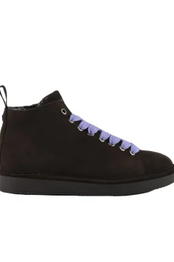 Ankle boot suede faux fur lining