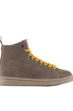Ankle boot suede faux fur lining