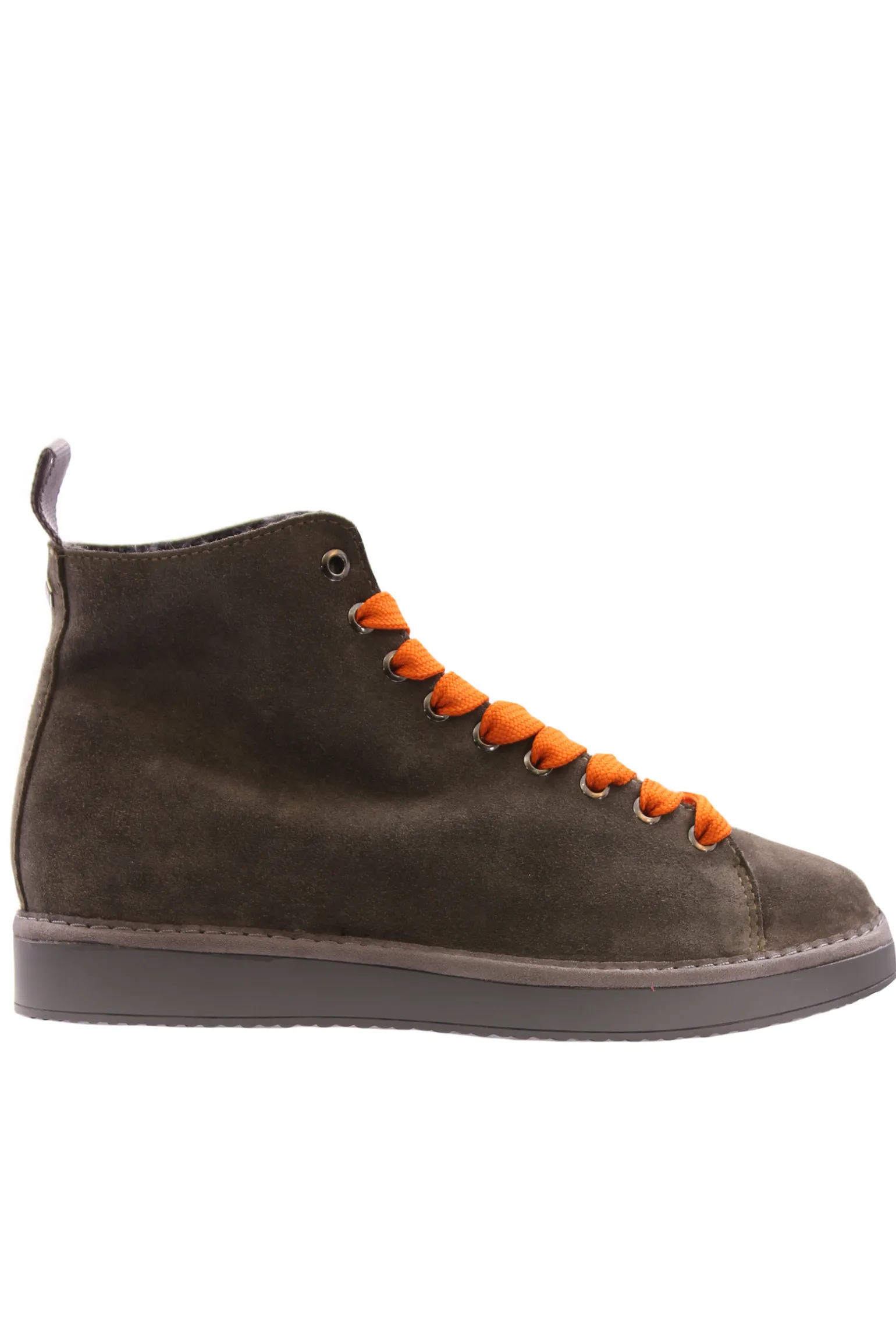 Ankle boot suede lined faux fur