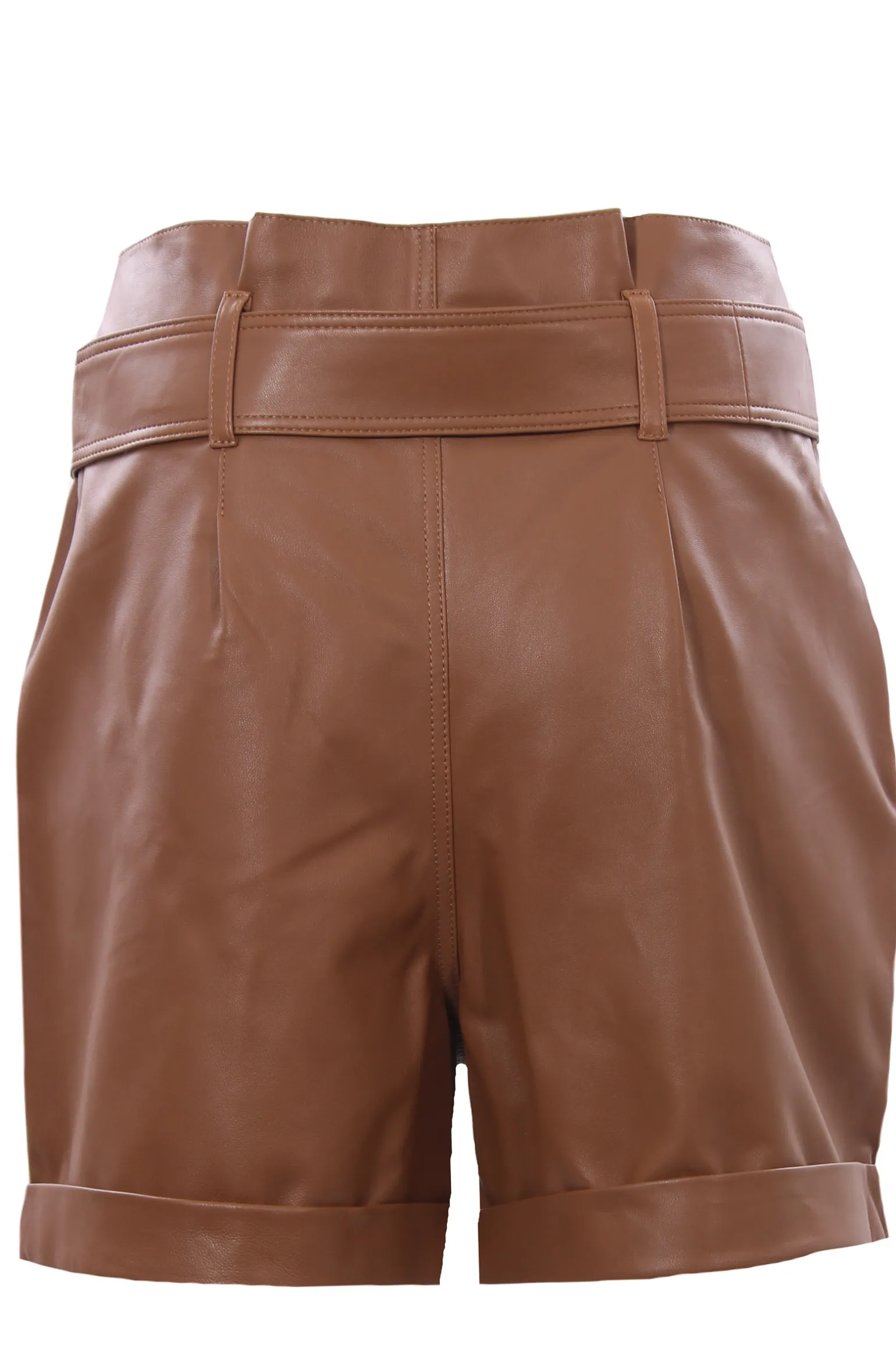 Bermuda in pelle