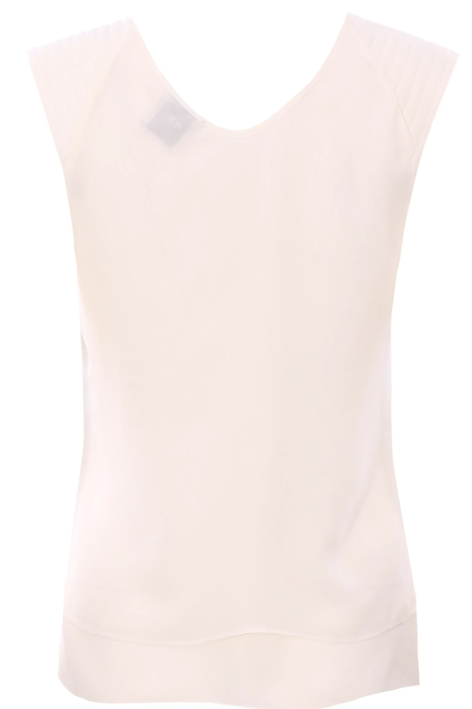 Blusa georgette collo a v