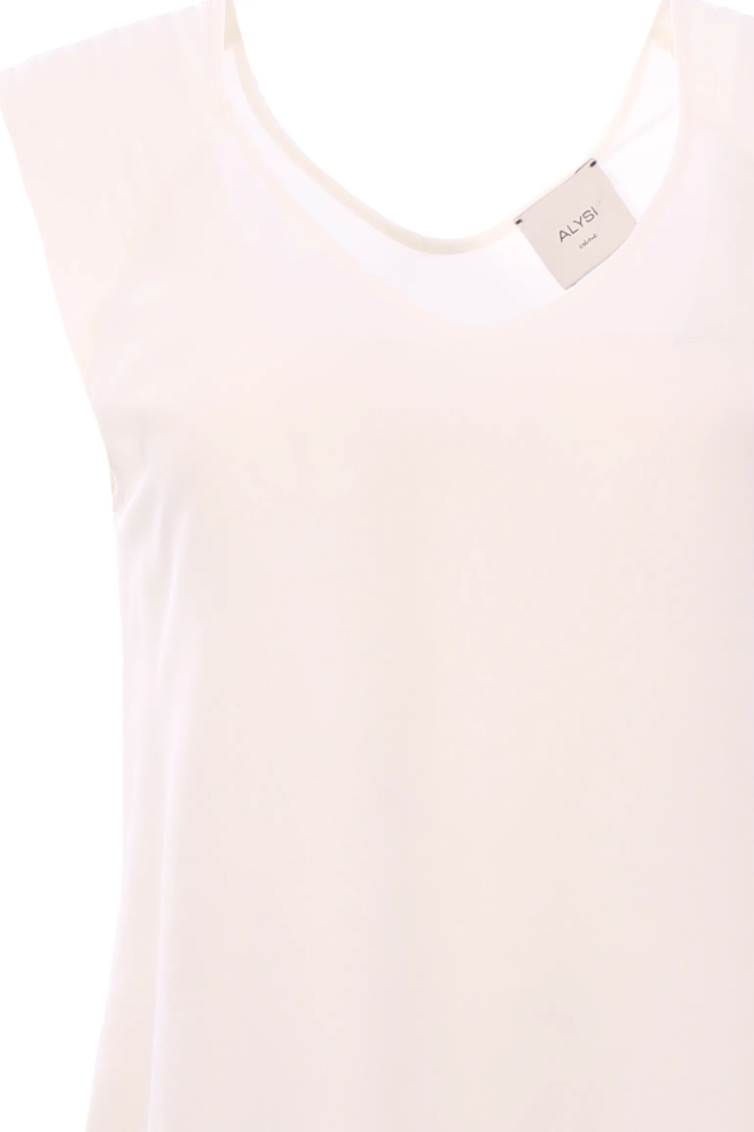 Blusa georgette collo a v