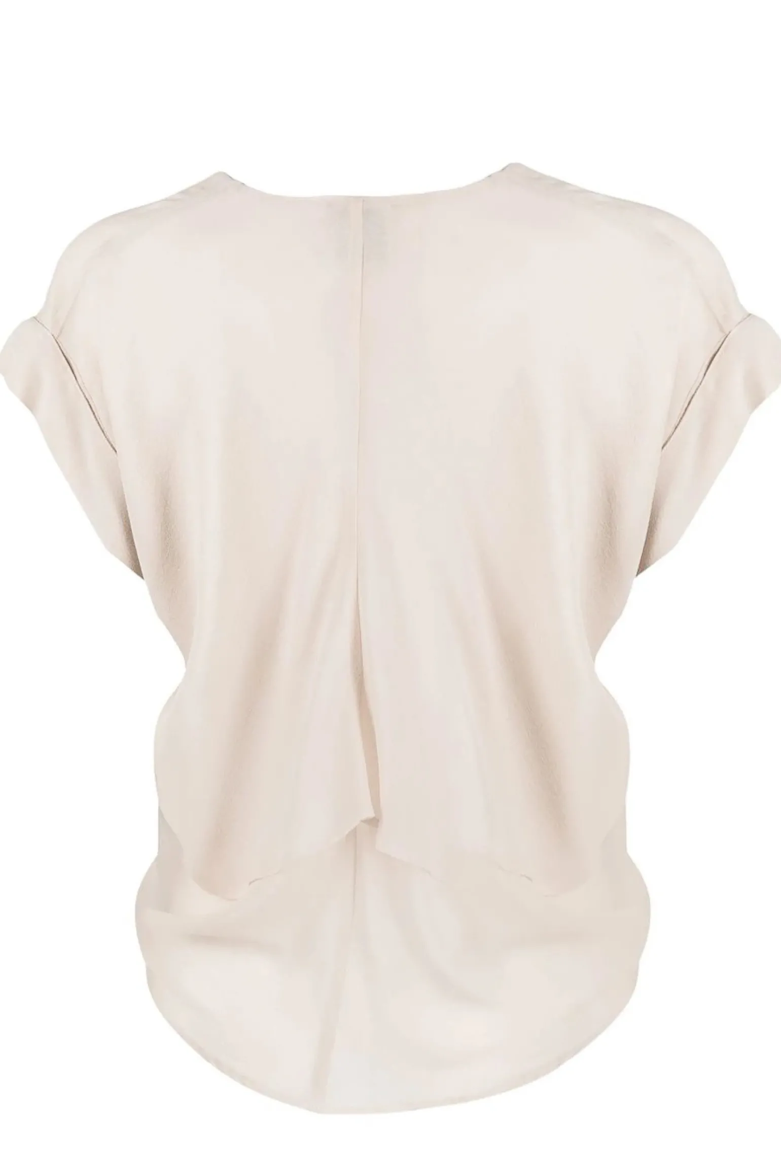 Blusa georgette doppiata