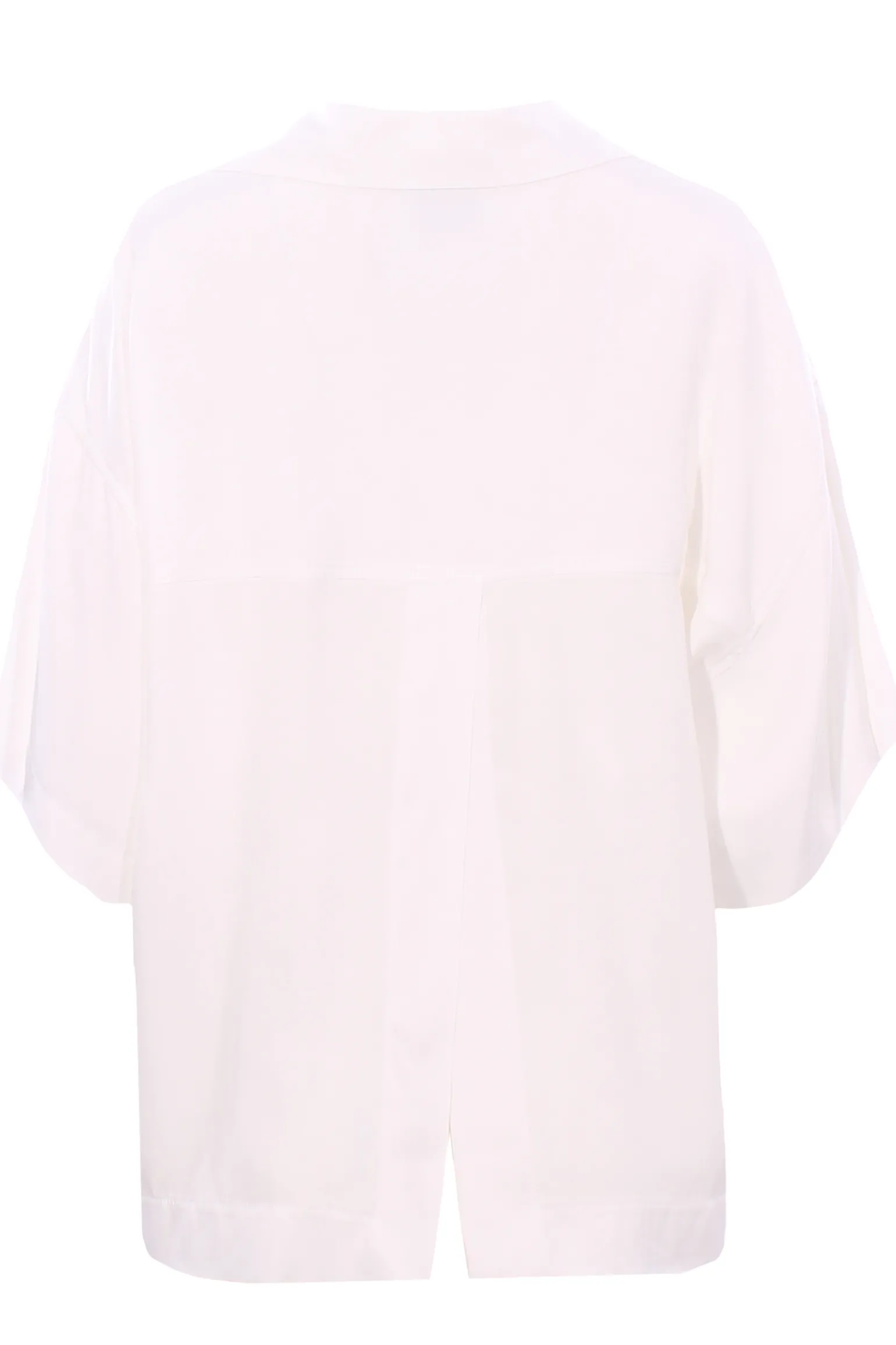 Blusa polo in viscosa