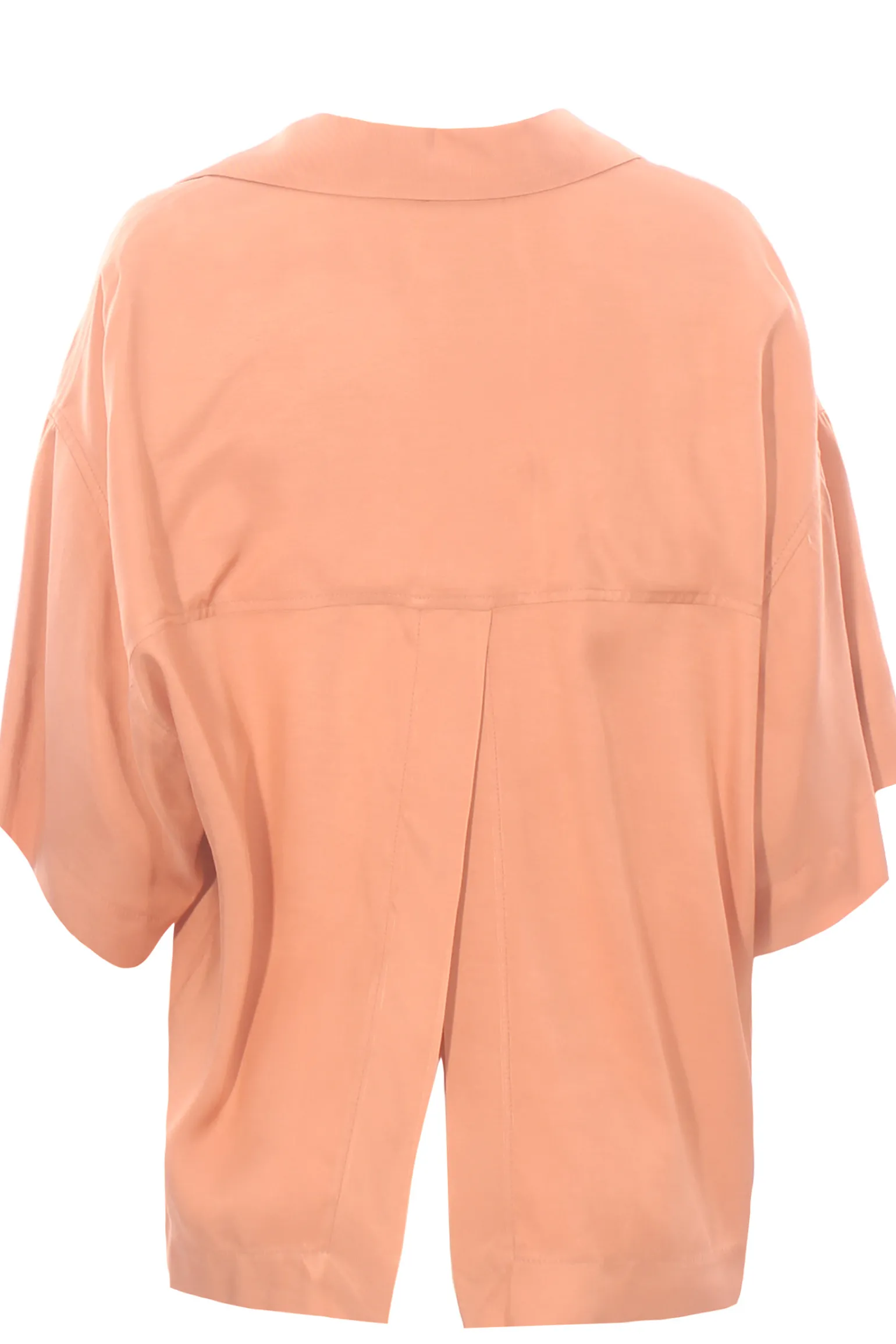 Blusa polo in viscosa