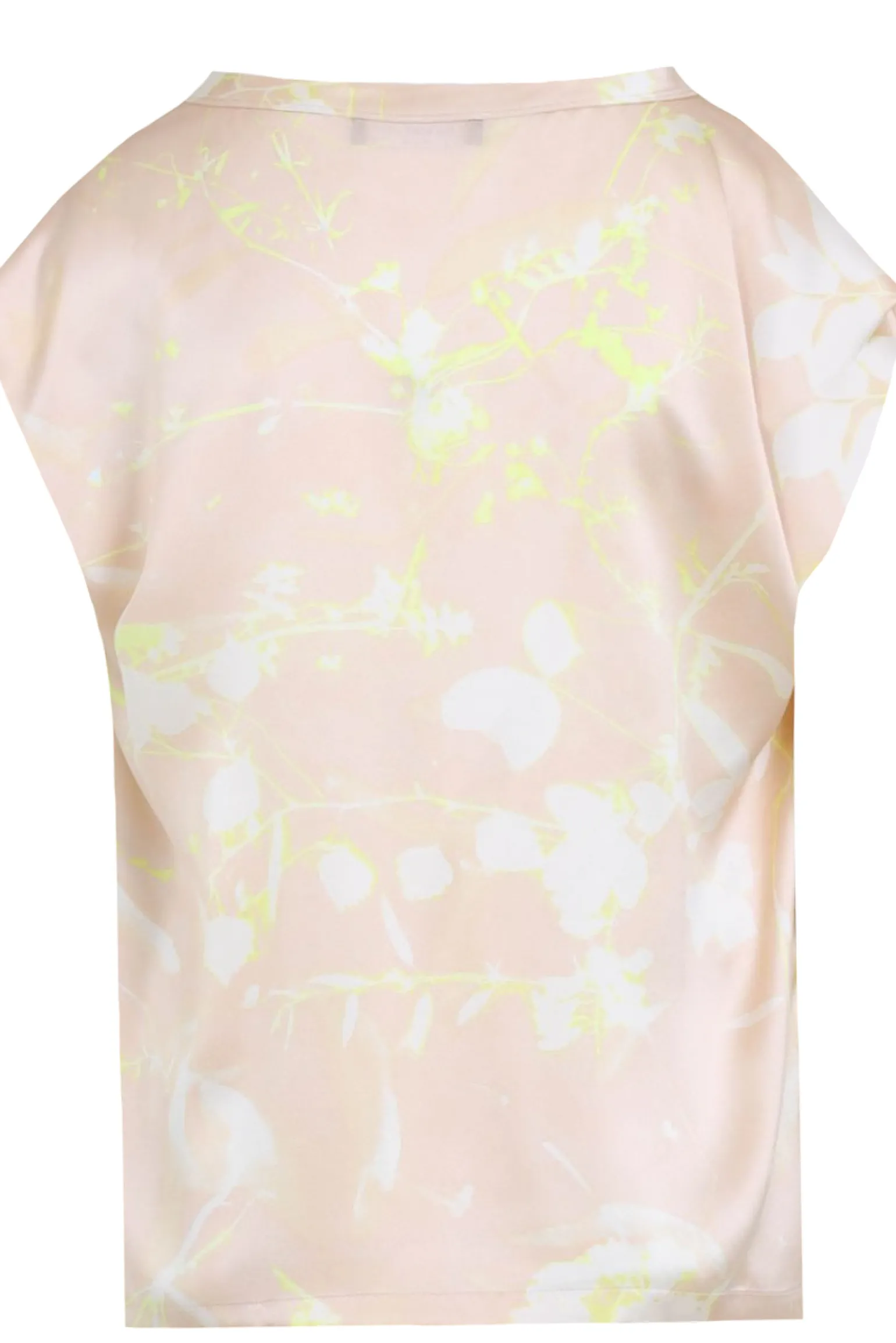 Blusa stampa tilia in seta