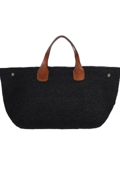 Borsa a mano in rafia