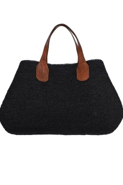Borsa a mano in rafia