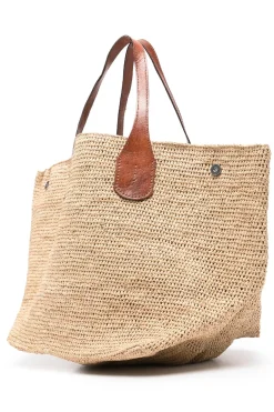 Borsa a mano in rafia
