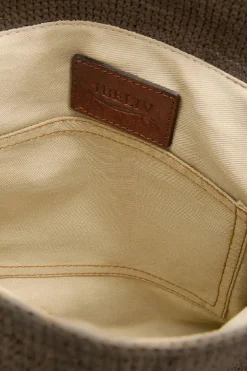 Borsa a spalla in rafia