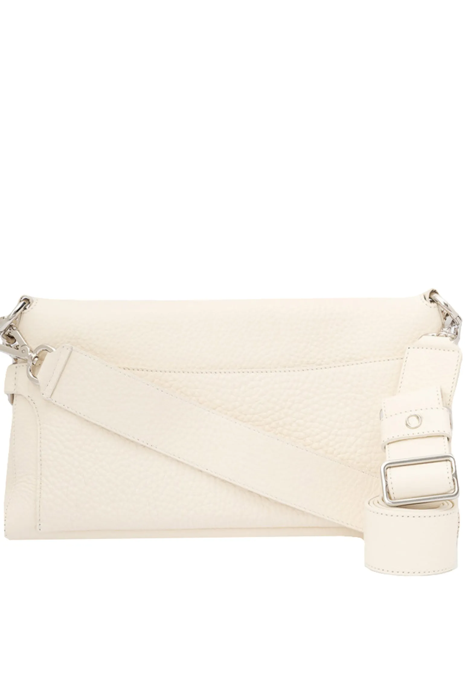 Borsa a spalla missy longuette soft in pelle con catena