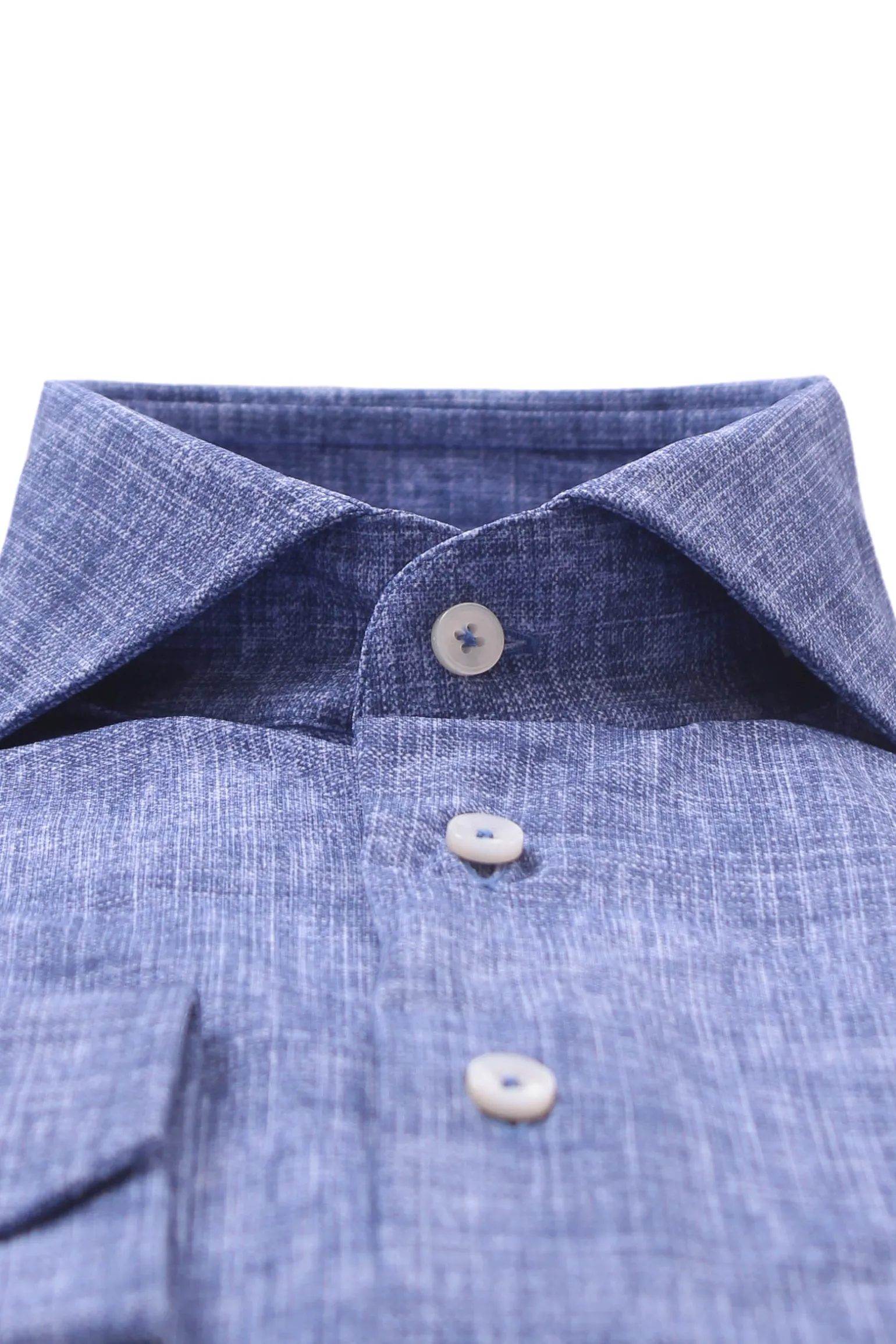 camicia active effetto denim in jersey tecnico