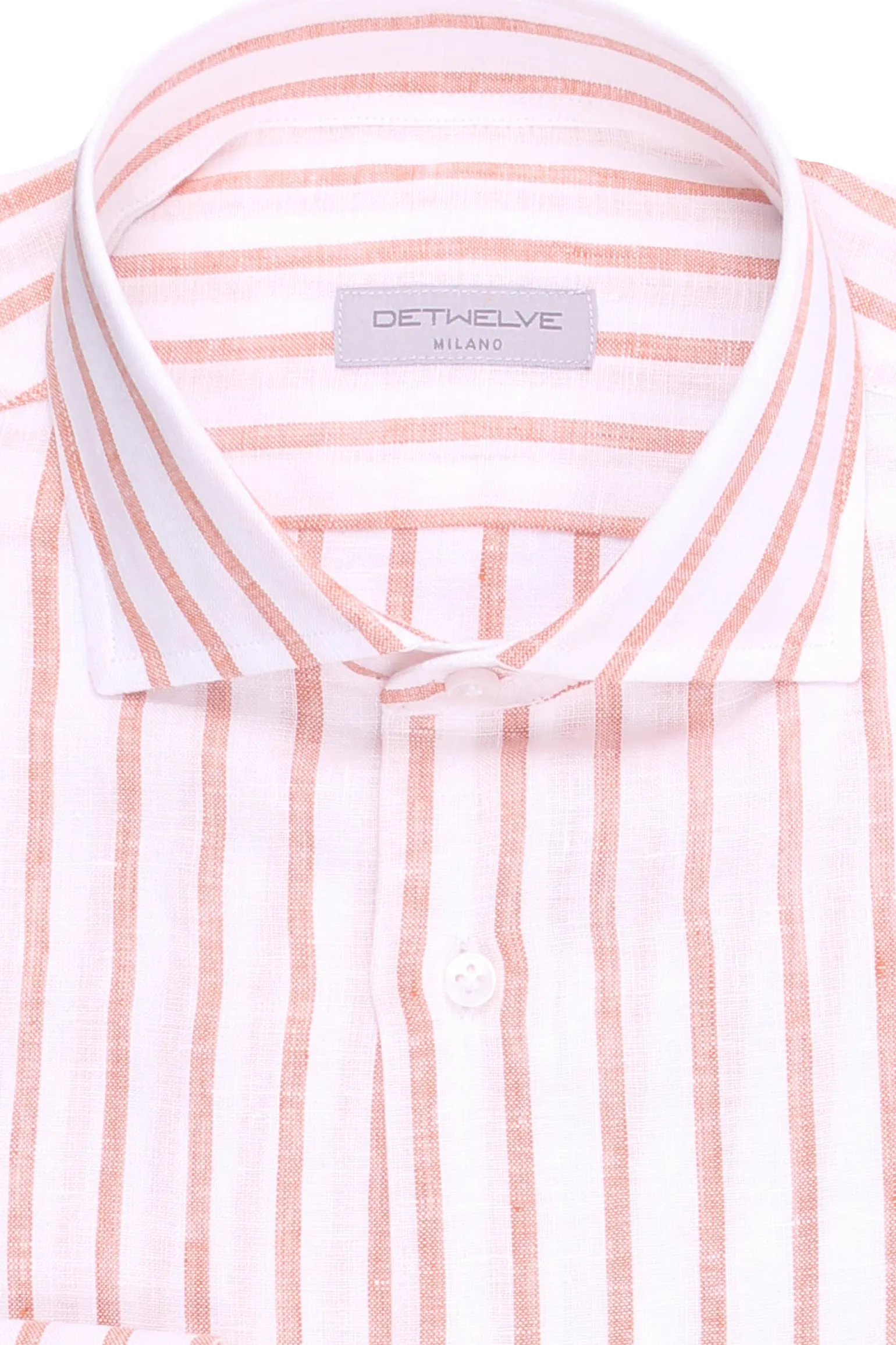 camicia a righe in lino