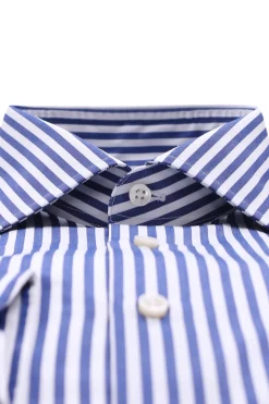 Camicia bastoncino largo in cotone