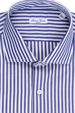 Camicia bastoncino largo in cotone