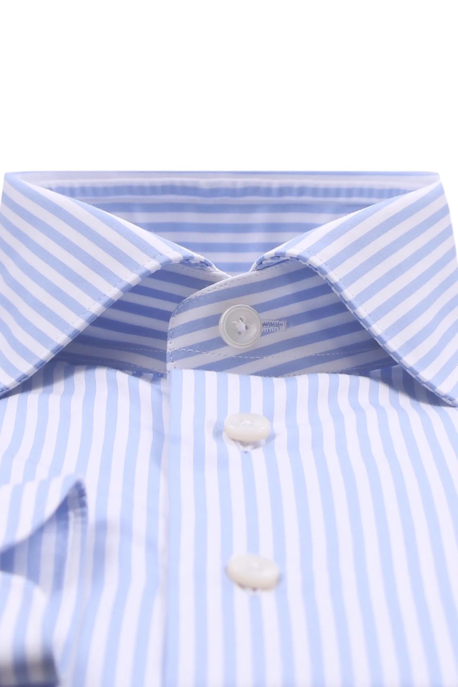 camicia comfort di cotone a righe