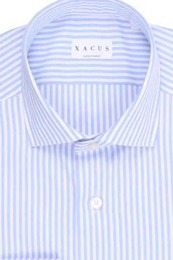 camicia comfort di cotone a righe