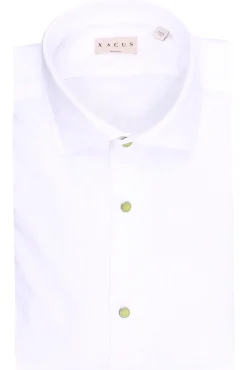Camicia con bottoni a contrasto