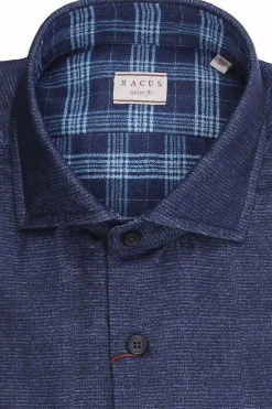 Camicia doppia stampa su fustagno di cotone