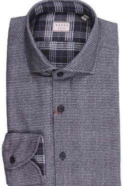 Camicia doppia stampa su fustagno di cotone