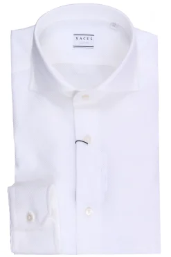 Camicia giro inglese in cotone stretch