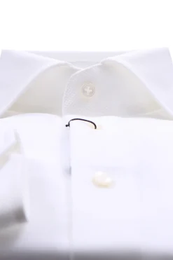 Camicia giro inglese in cotone stretch