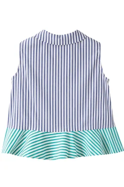 Camicia giromanica rigata