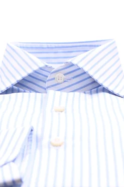 camicia in cotone a righe
