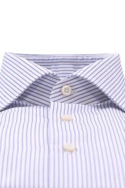 camicia in cotone a righe