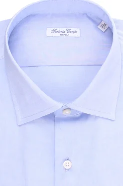 camicia in cotone a righe