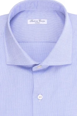 camicia in cotone giro inglese