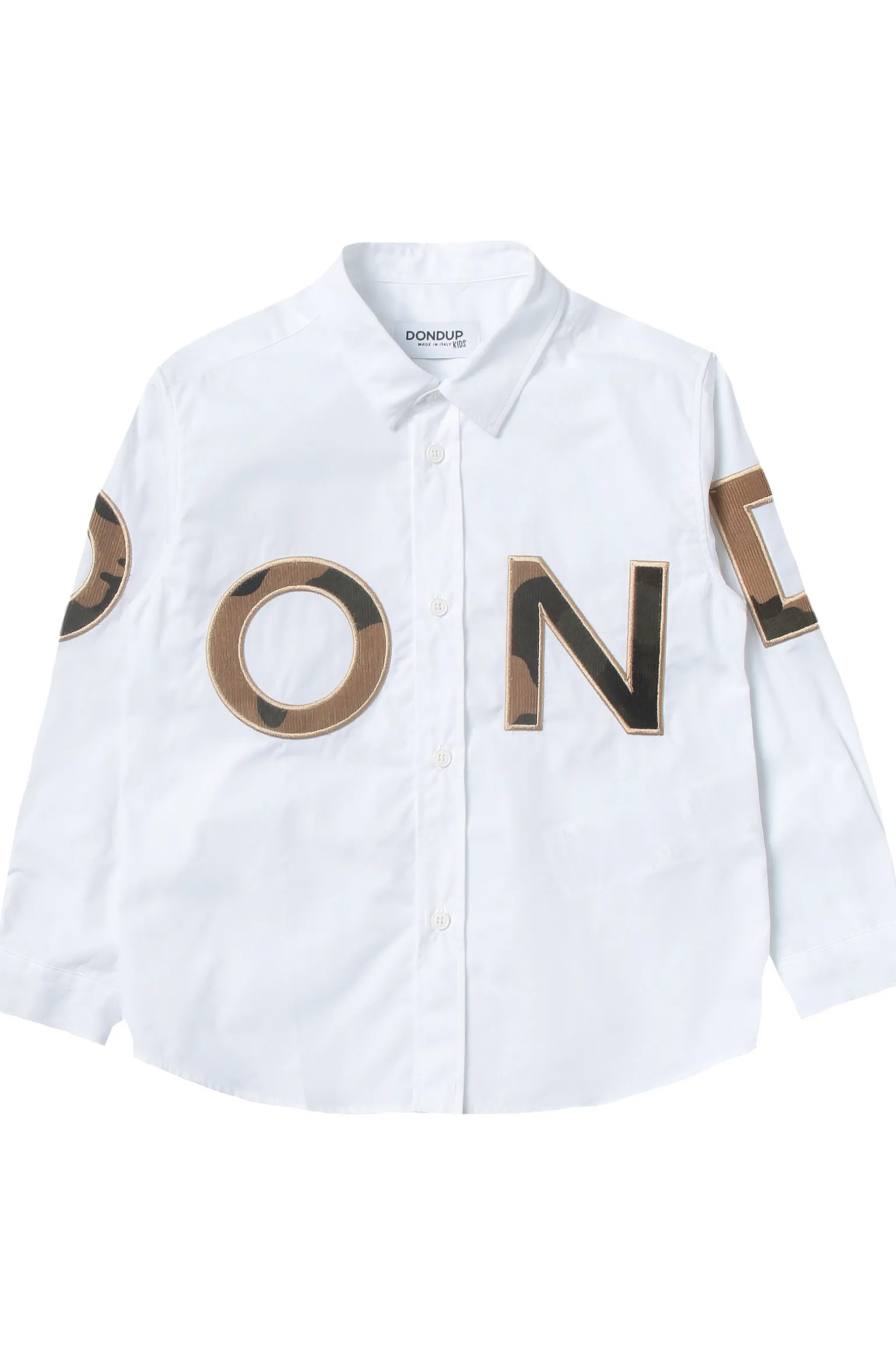 Camicia in cotone logo