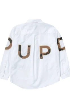 Camicia in cotone logo