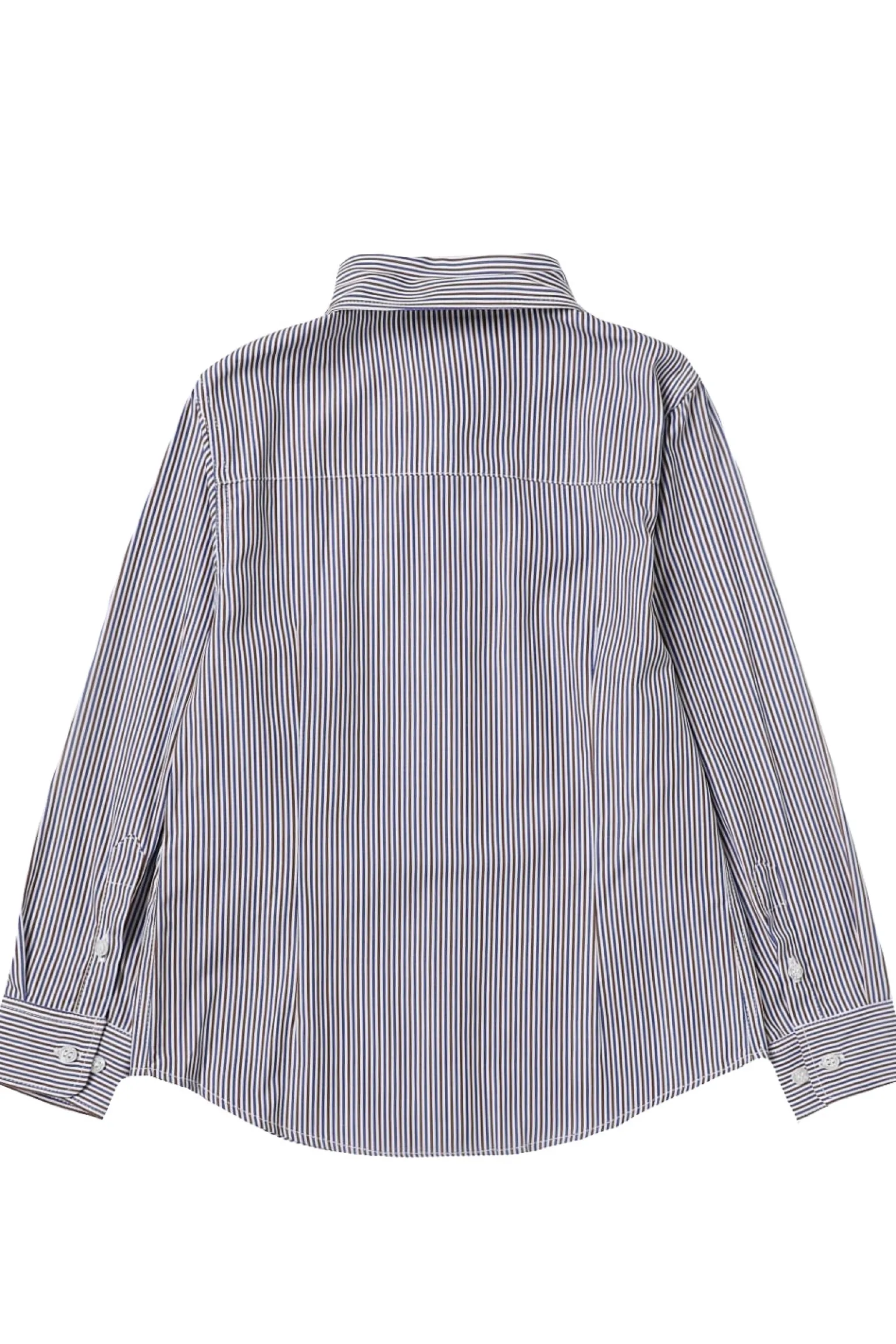 camicia in cotone rigata