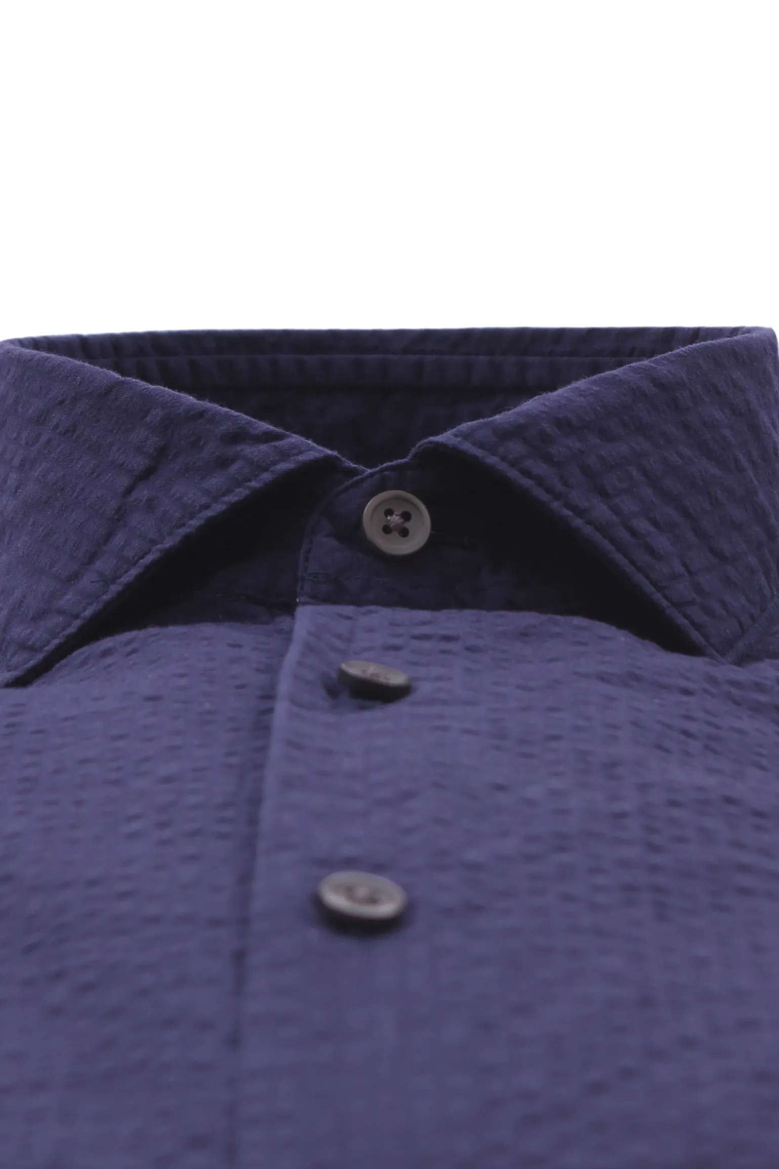 camicia in cotone seersucker