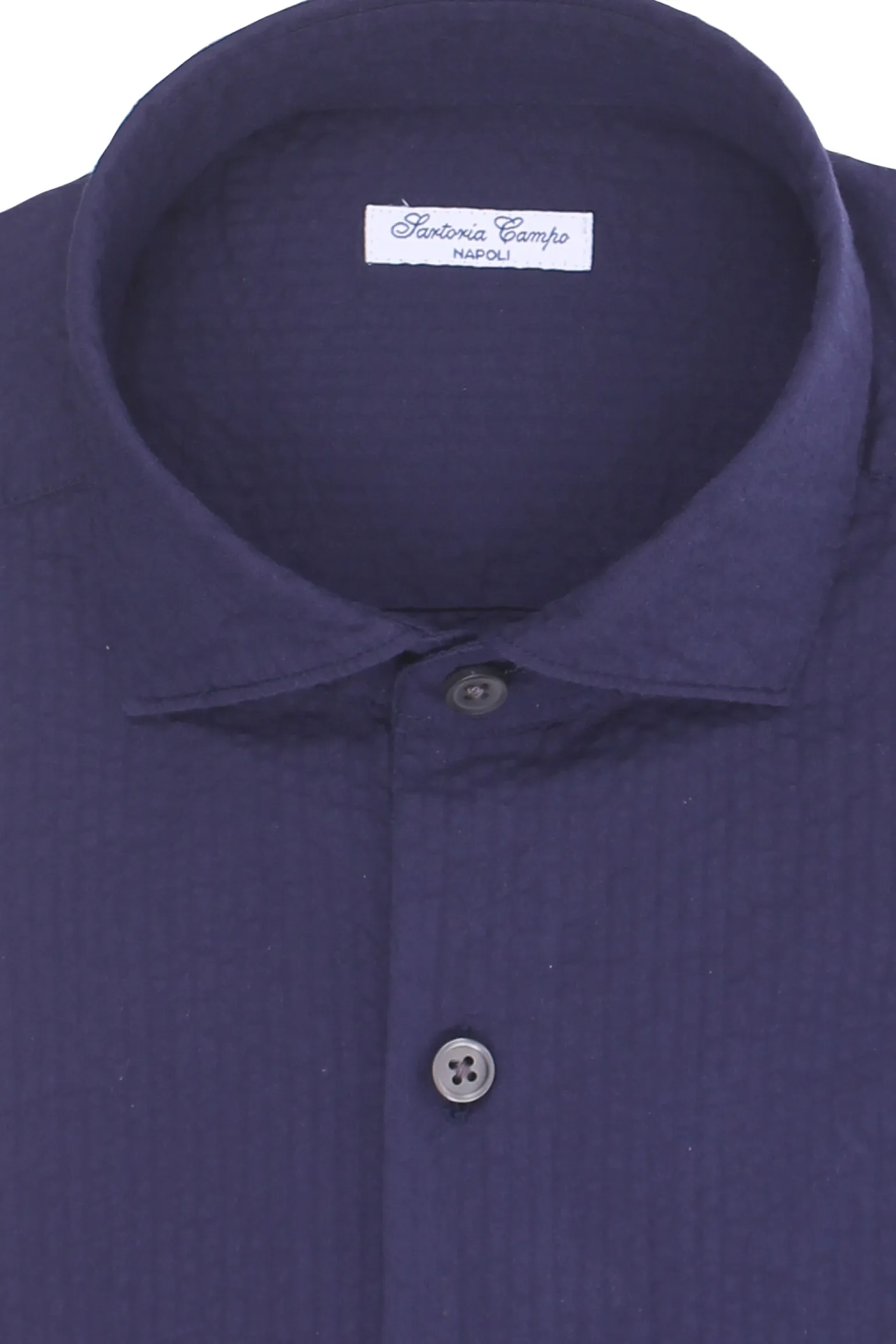 camicia in cotone seersucker