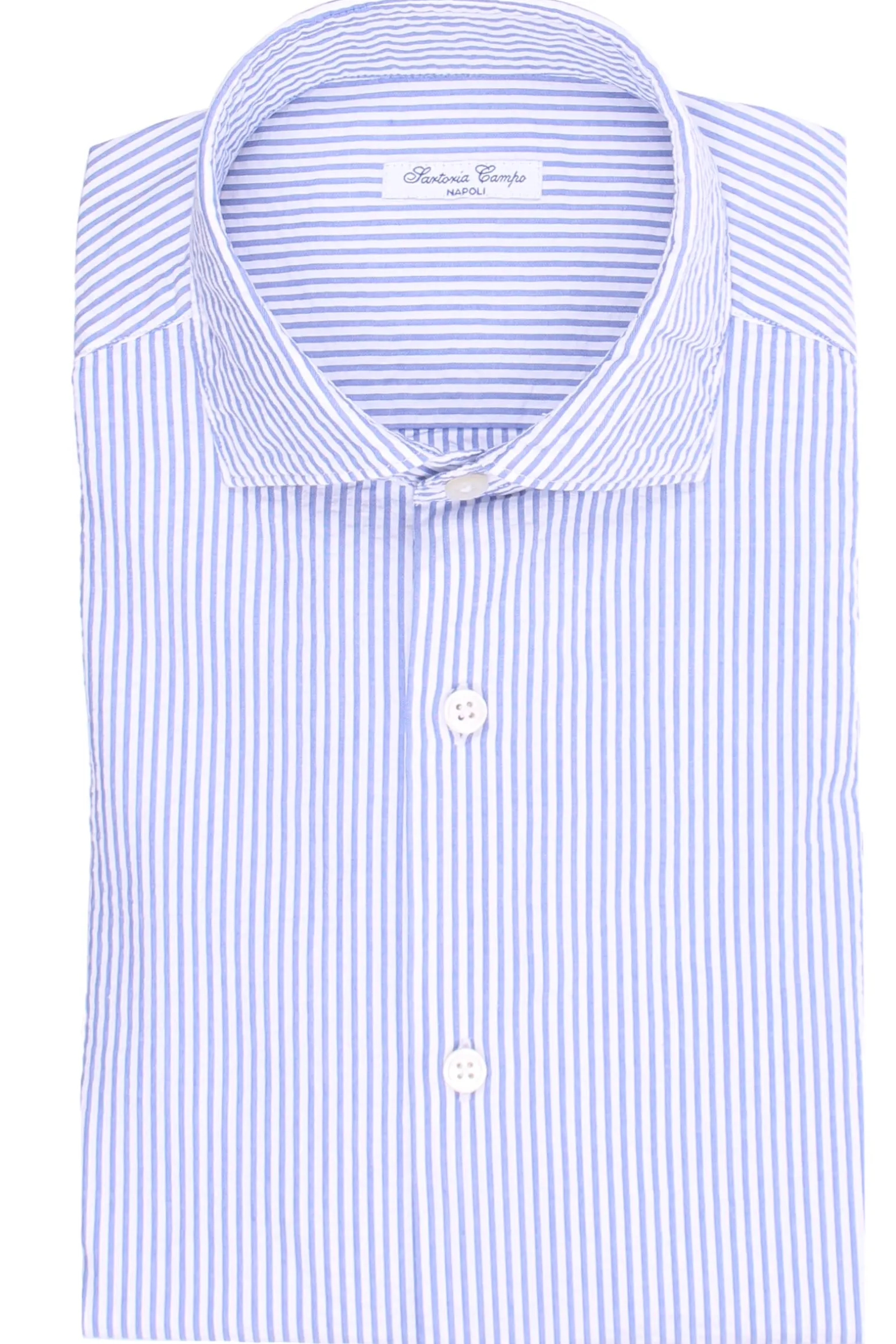 camicia in cotone seersucker