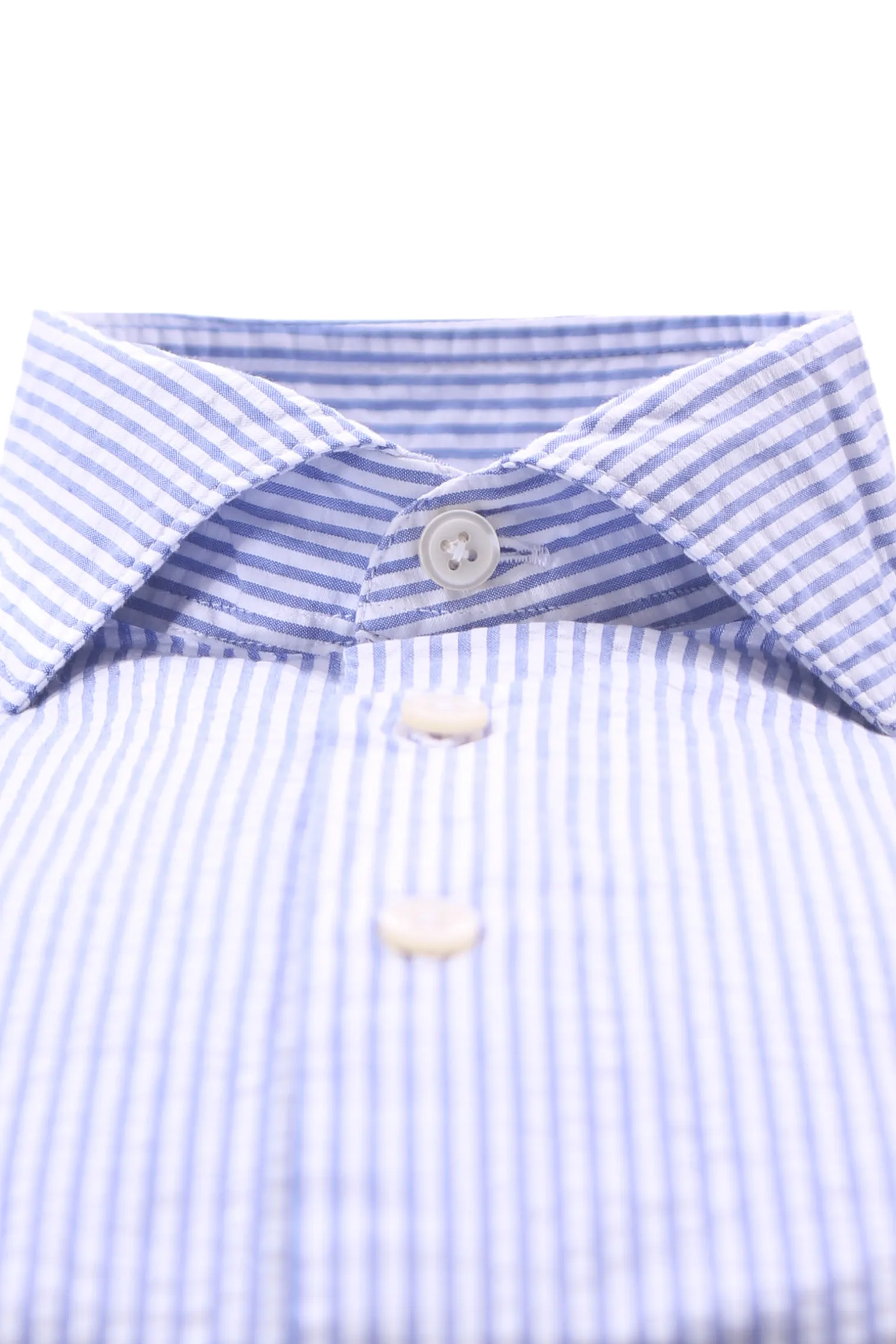 camicia in cotone seersucker