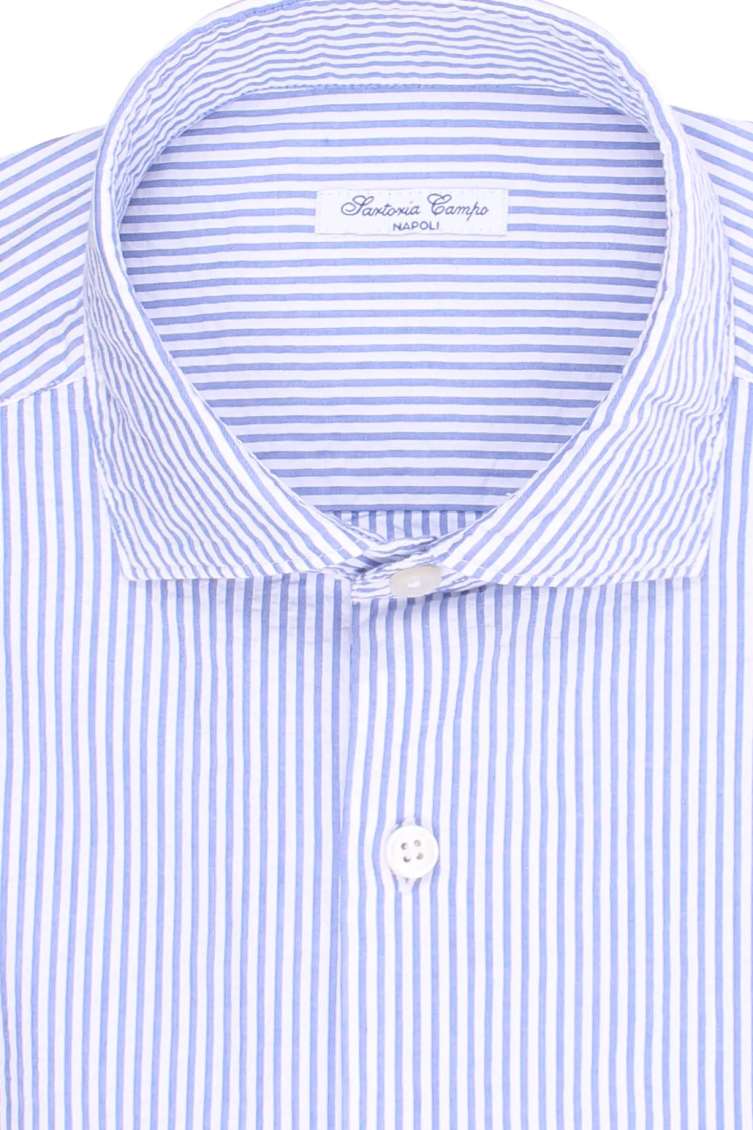 camicia in cotone seersucker