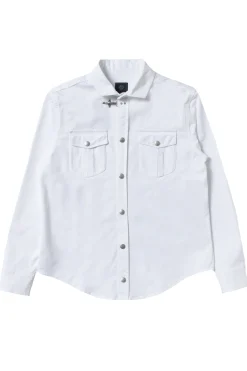 Camicia in denim con gancio