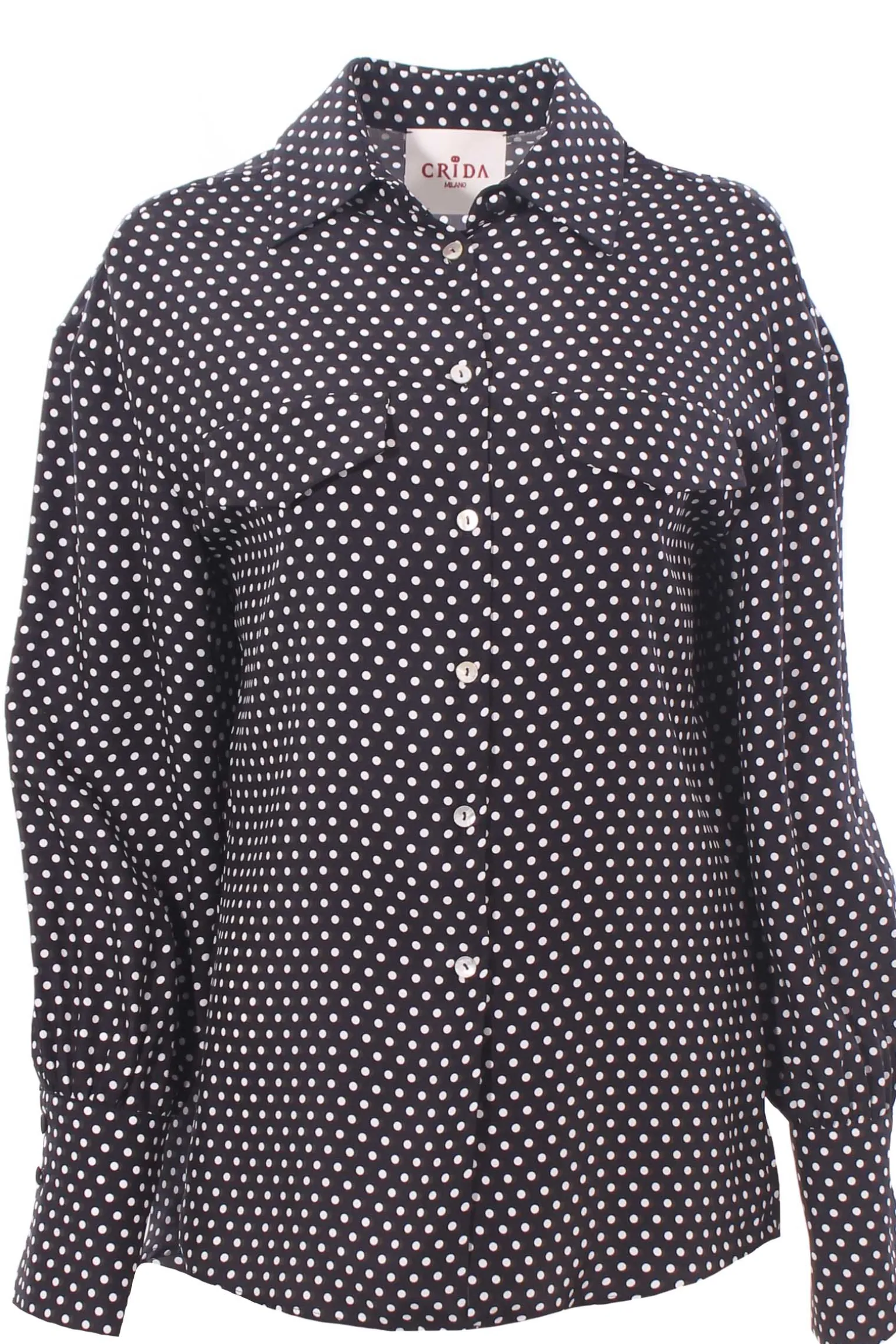 Camicia in satin di seta