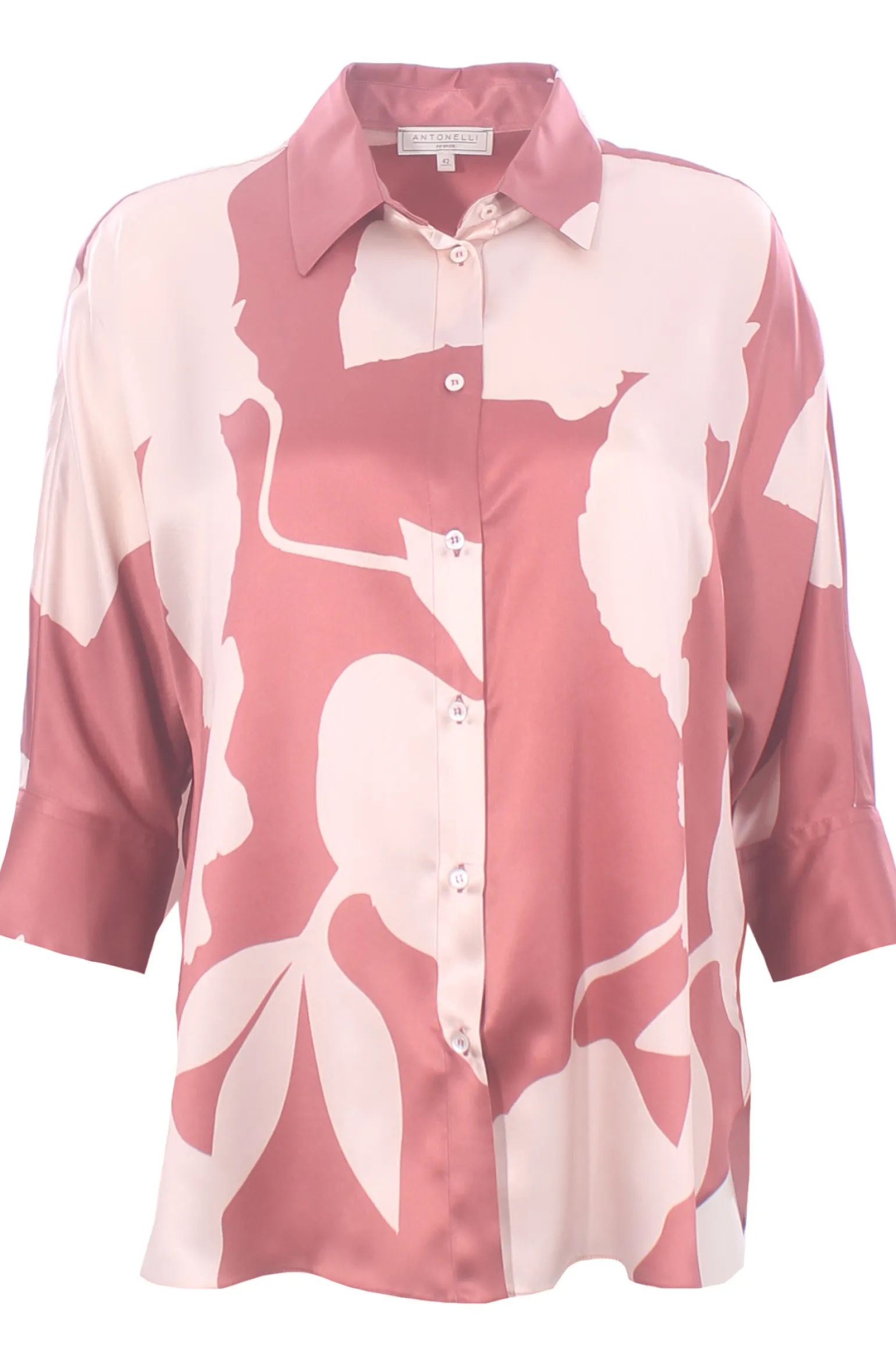 Camicia in seta stampata