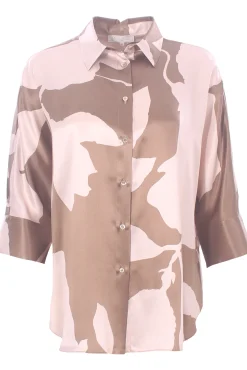 Camicia in seta stampata